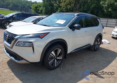 2021 Nissan Rogue Platinum Intelligent Awd from USA, damaged, VIN JN8AT3DD4MW303073